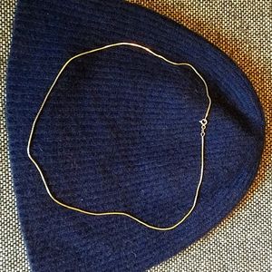 18 in Italian gold chain, 14 karat gold